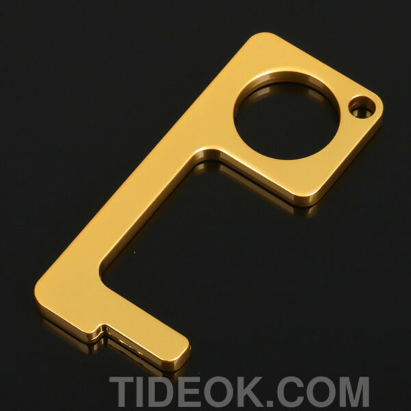 Non-contact Door Opener Keychain Button Pusher Tool Custom Laser Logo - Image 6