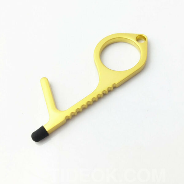 Contactless Capacitive Stylus Door Opener Keychain Custom Logo Clean Key Elevator Button Pusher Tool - Image 3