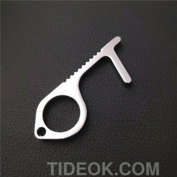 Contactless Door Opener Keychain Custom Logo Clean Key Elevator Button Pusher Tool - Image 5