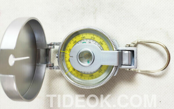 SILVER METAL CASE LIQUID FILLED LENSATIC COMPASS CUSTOM LOGO - Image 3